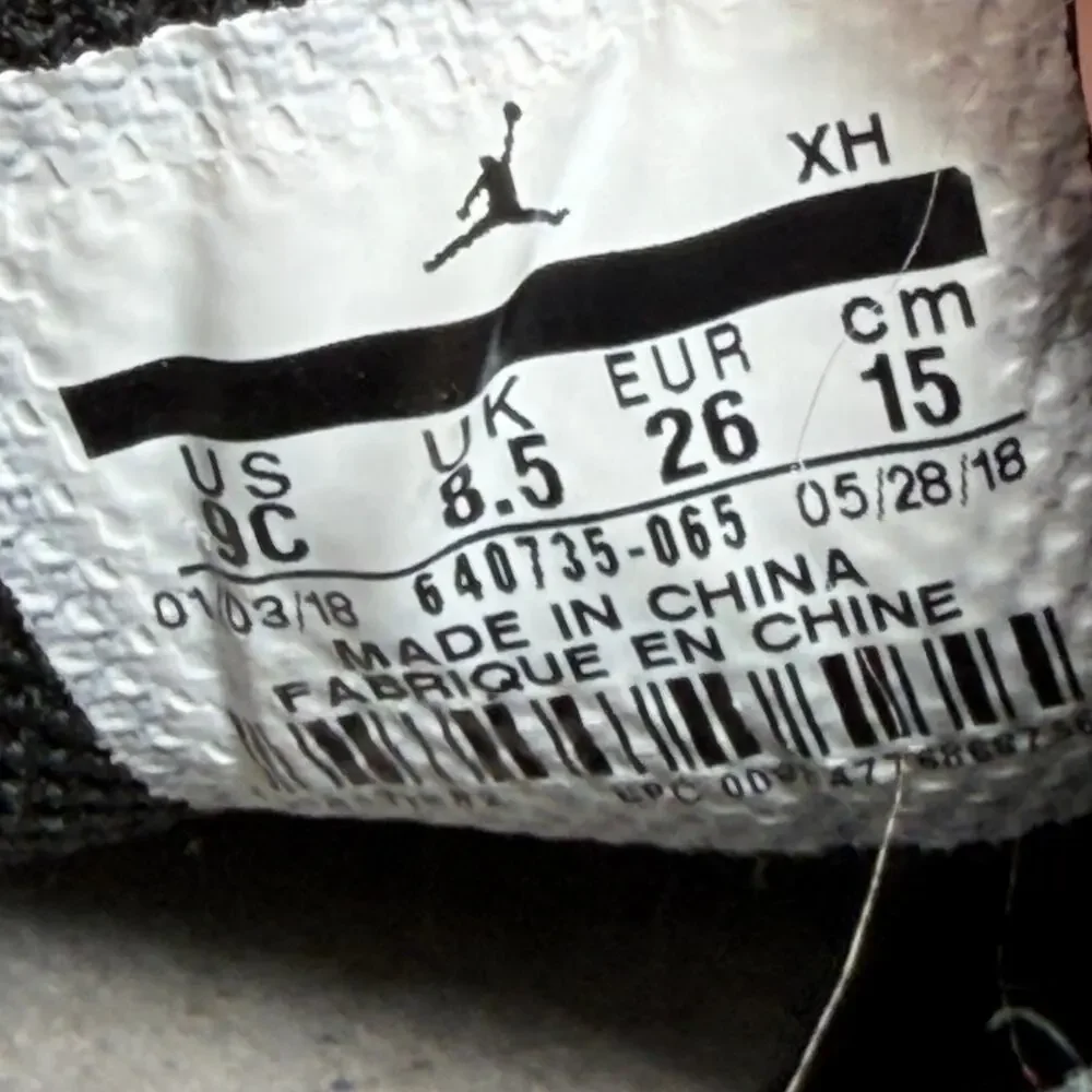 Nike Air Jordan 1 Mid Shoes Kids Toddler 9C Red Blue Swoosh 640735-065